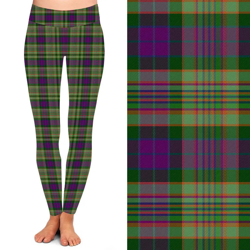 24/7 Leggings – Emerald Tartan