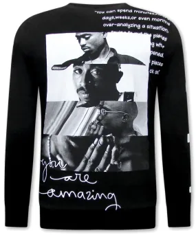 2Pac  Sweater Men | NEW |