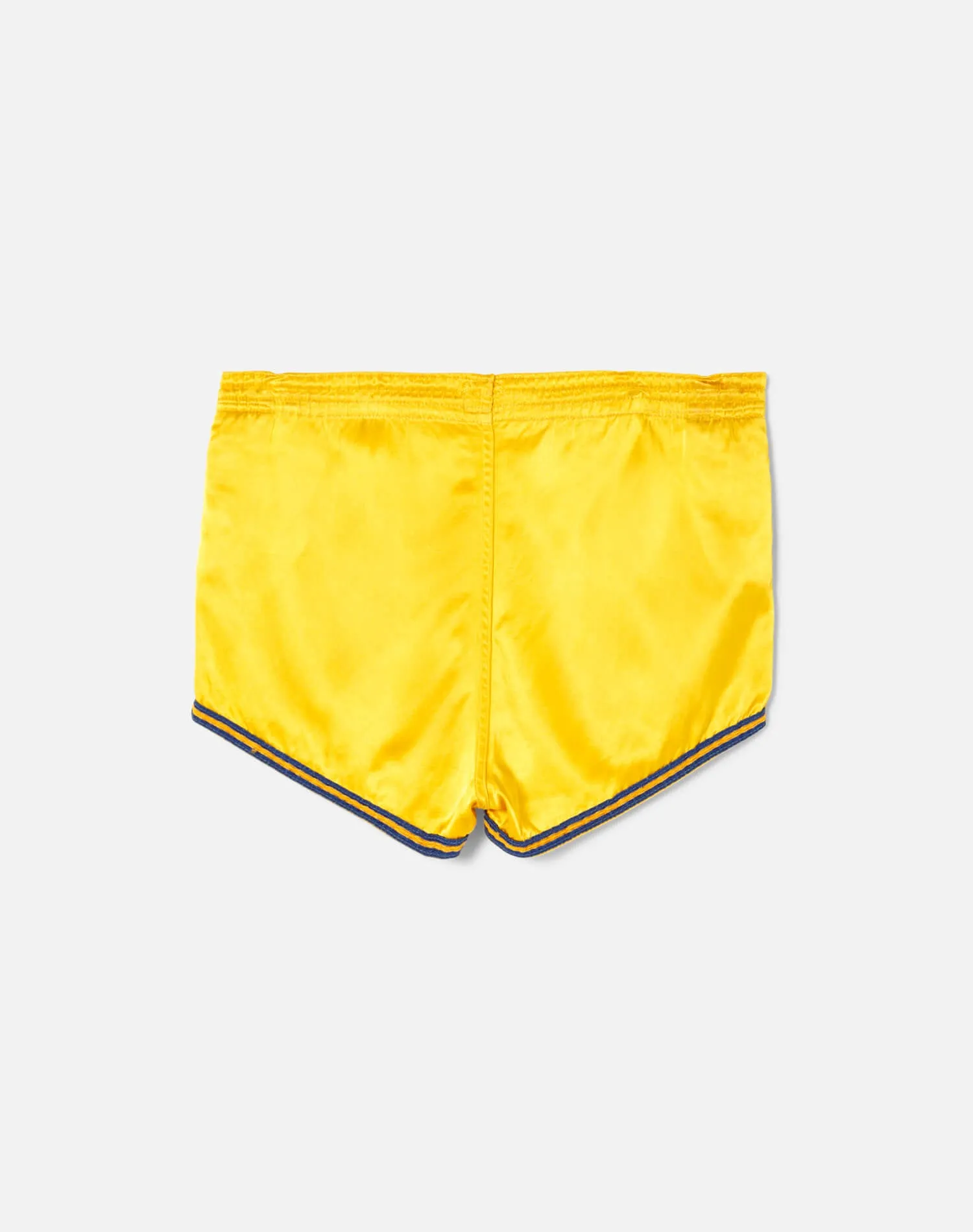 60s Yellow Satin Shorts