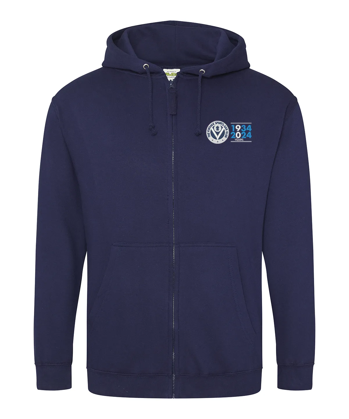 90th Anniversary Logo Kids – Zipped Hoody – VSCC