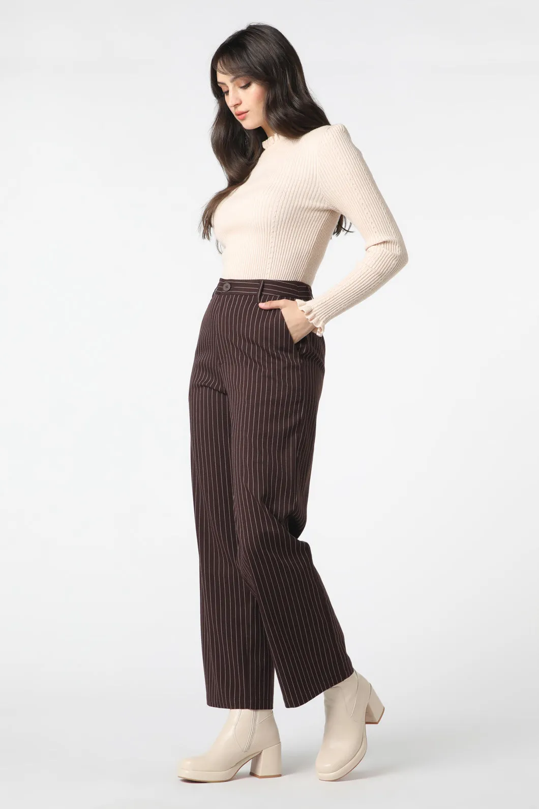 Abigail Pinstripe Pant