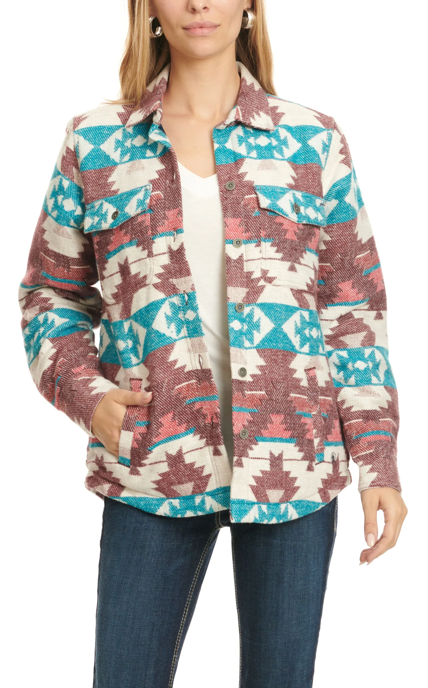 Ariat Women's Baja Aztec Shirt Jacket