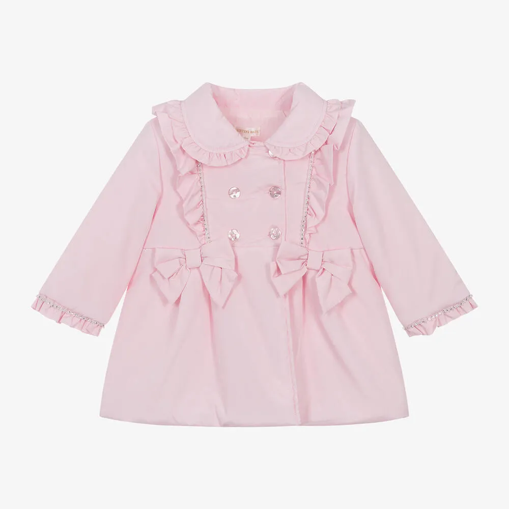 Baby Girls Pink Padded Coat