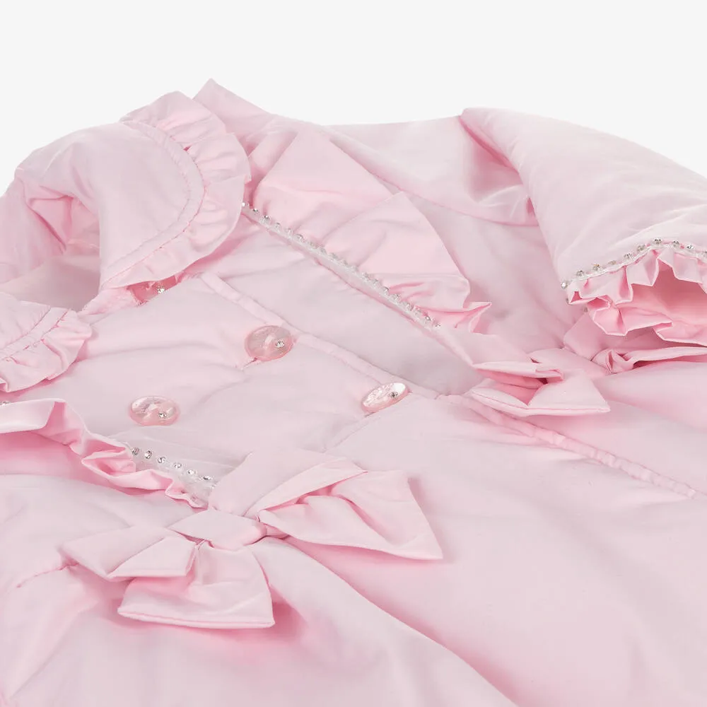 Baby Girls Pink Padded Coat