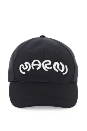 Baseball Cap With Graffiti Logo