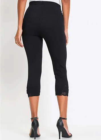 bonprix Stretchy Cropped Leggings | Grattan