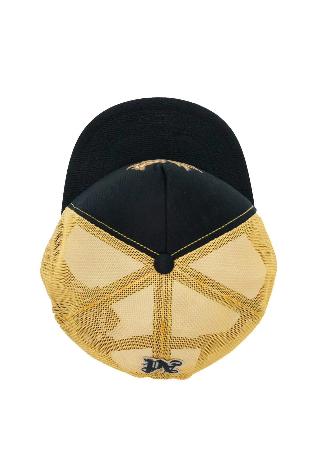 burning palm trucker hat PMLB105F24FAB002 BLACK GOLD