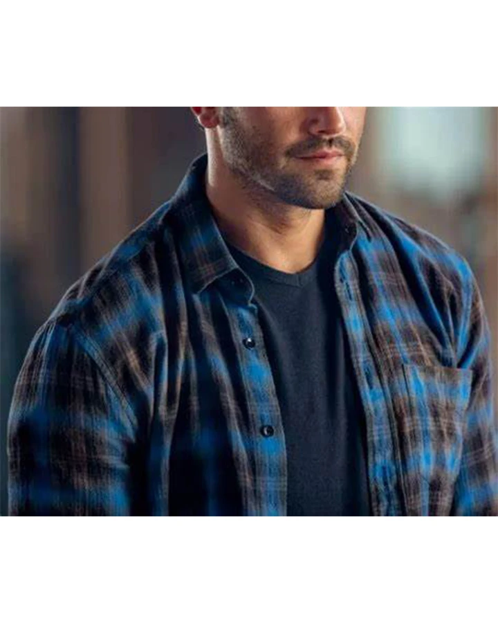 Chesapeake Shores Trace Riley Plaid Jacket - William Jacket