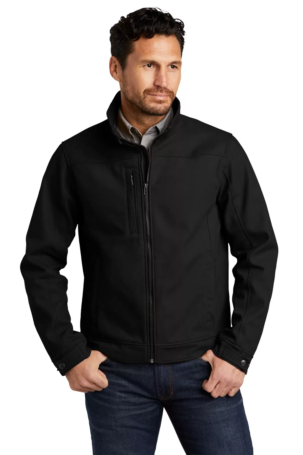 Cornerstone CSJ60 CornerStone   Duck Bonded Soft Shell Jacket SKU: CSJ60