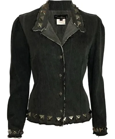 Deborah Lindquist Eco Lifestyle Women's Black Nancy Denim Jacket