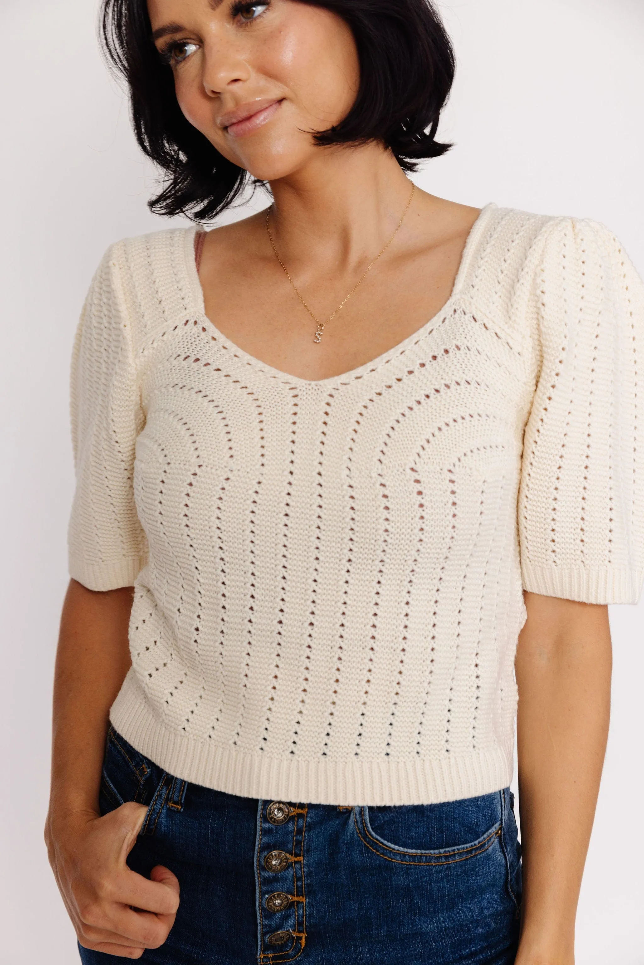 Doris Sweater in Cream