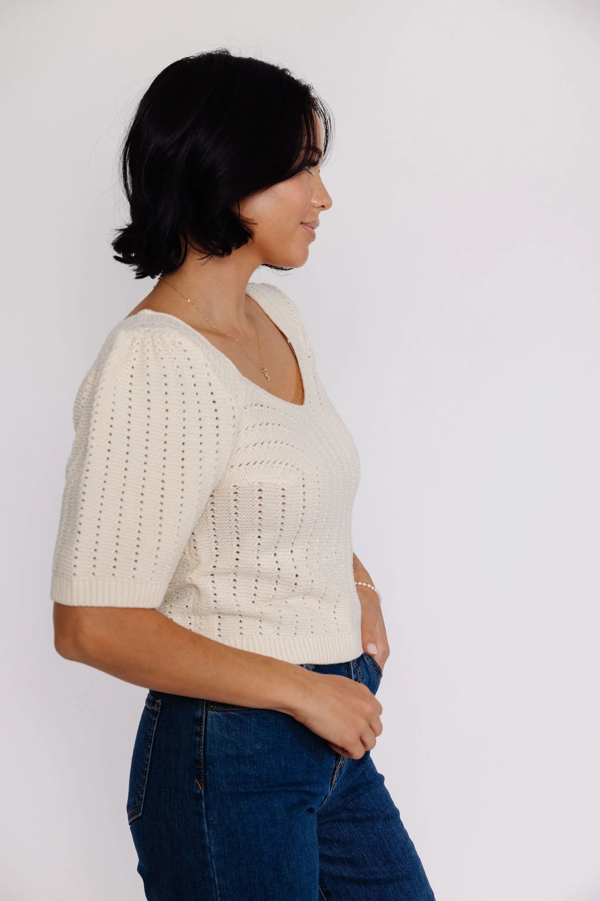 Doris Sweater in Cream