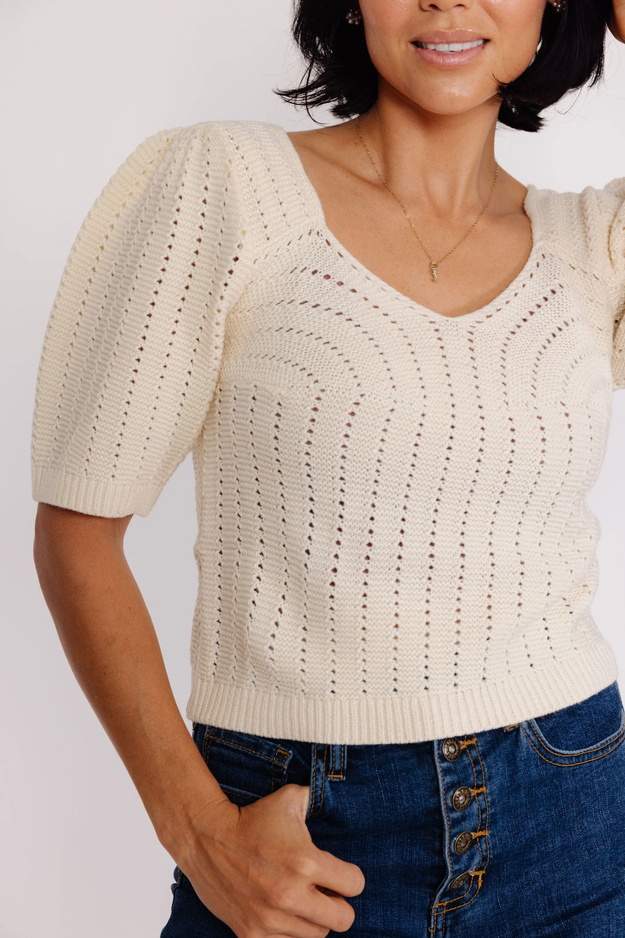 Doris Sweater in Cream