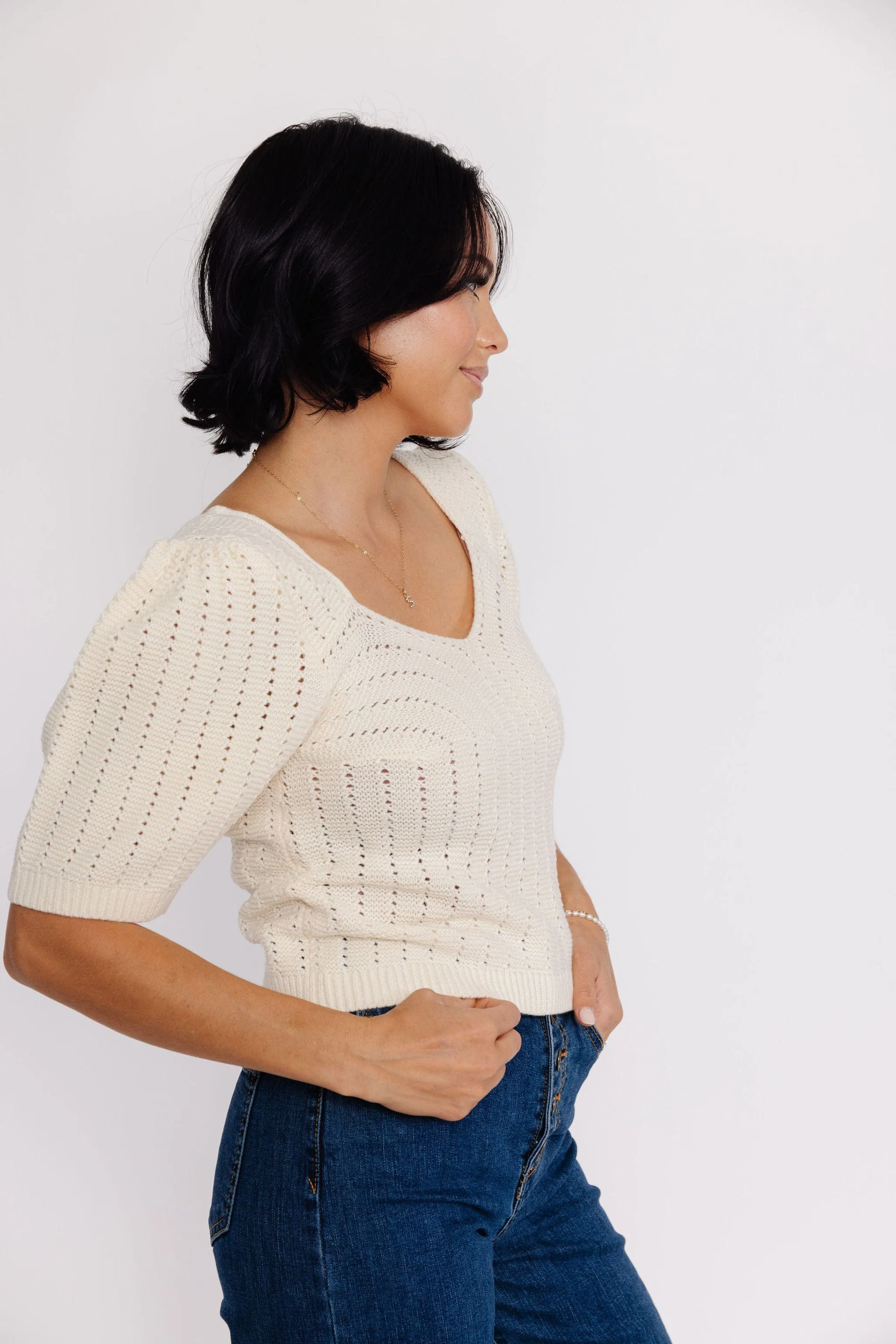 Doris Sweater in Cream