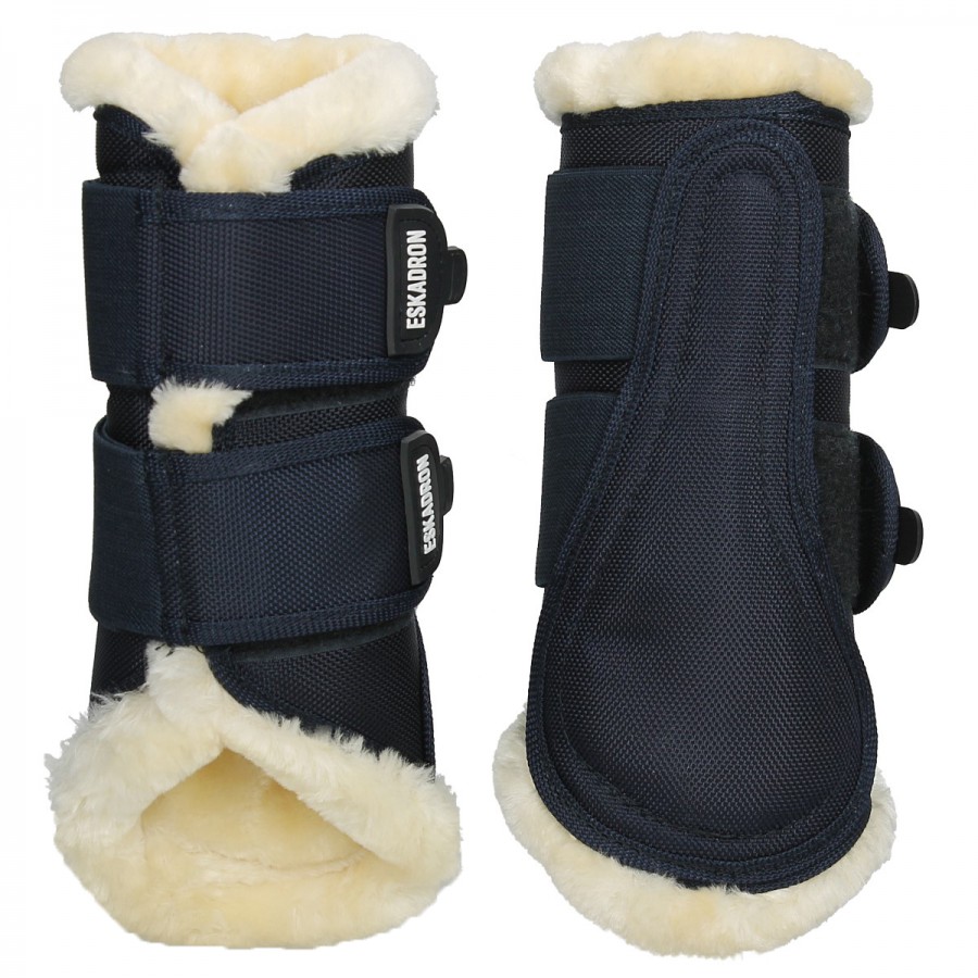 Eskadron Faux fur soft tendon boots Nightblue