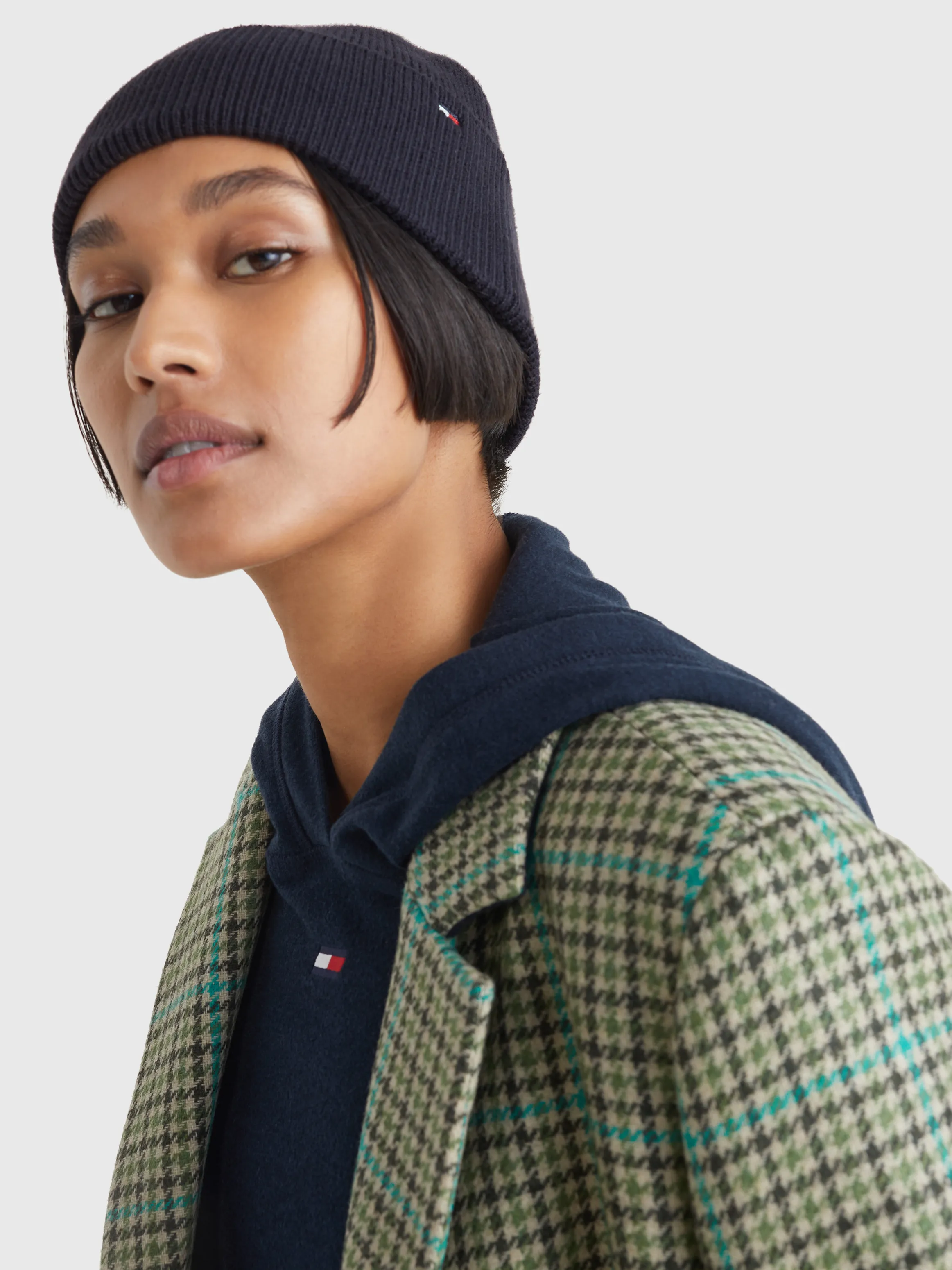 Essential Rib-Knit Beanie | Hats, Gloves & Scarves | Tommy Hilfiger