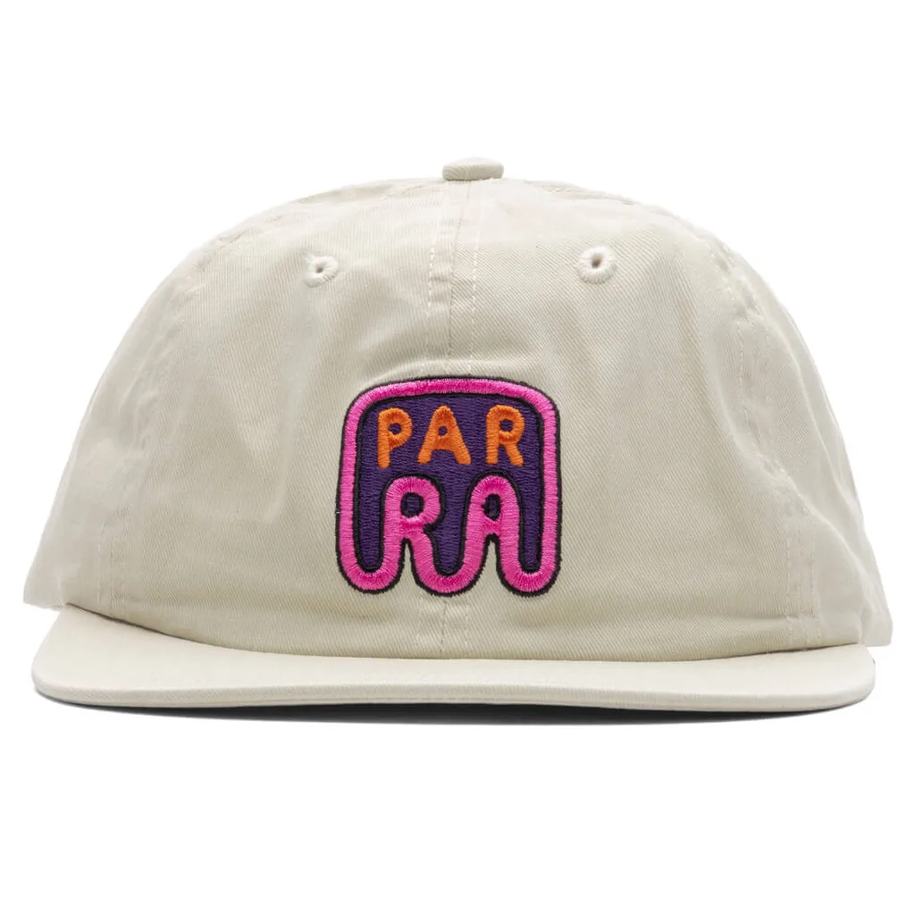 Fast Food Logo 6 Panel Hat - Off White