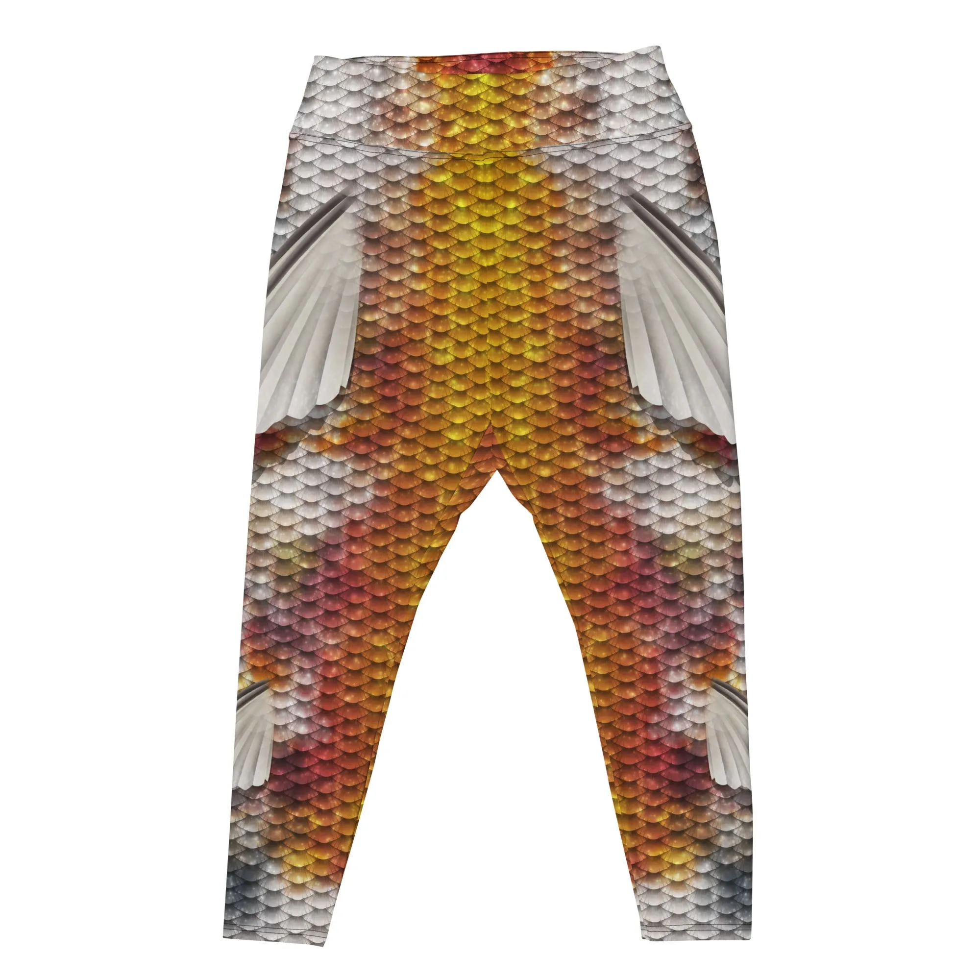 Fire Koi Plus Size Merfolk Leggings