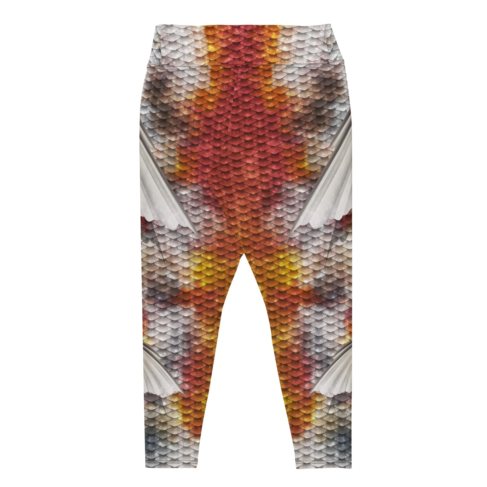 Fire Koi Plus Size Merfolk Leggings