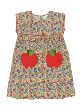 Floral Apple Pocket Dress