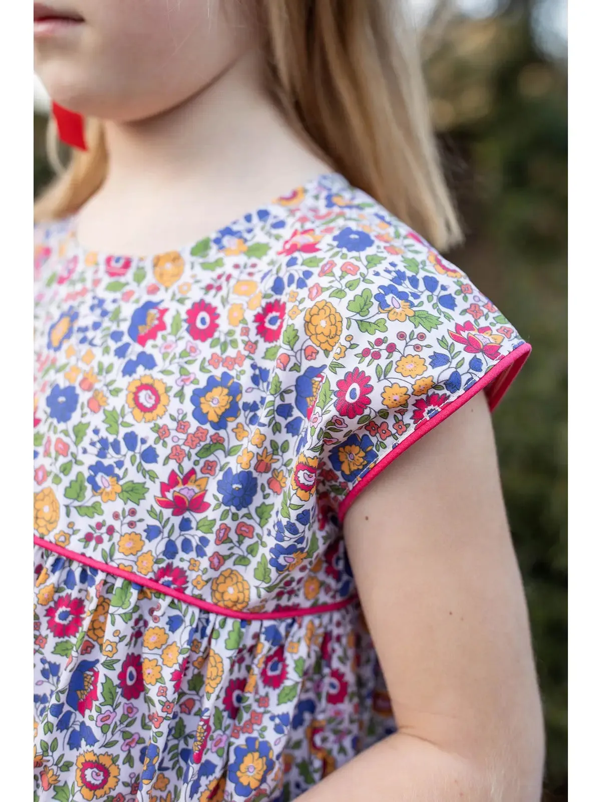 Floral Apple Pocket Dress