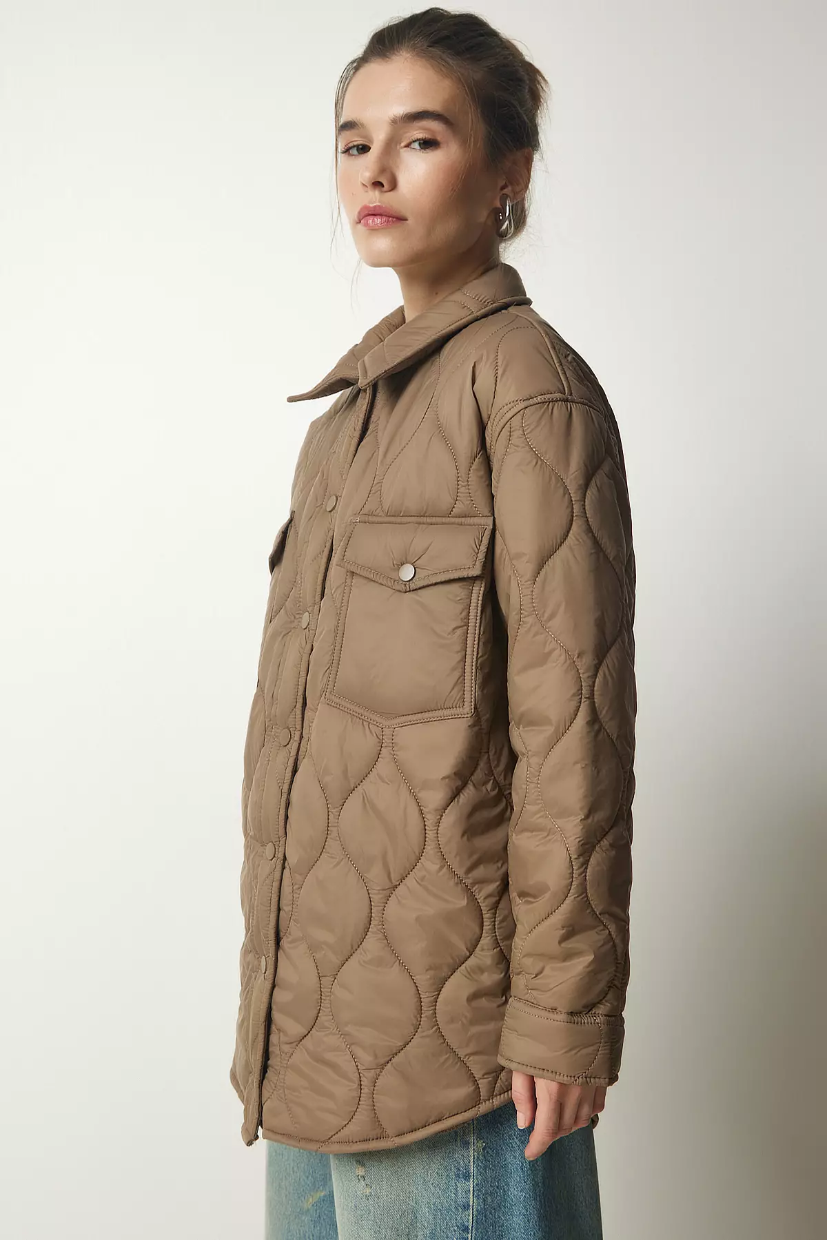 Happiness Istanbul Pockets Quilted Coat