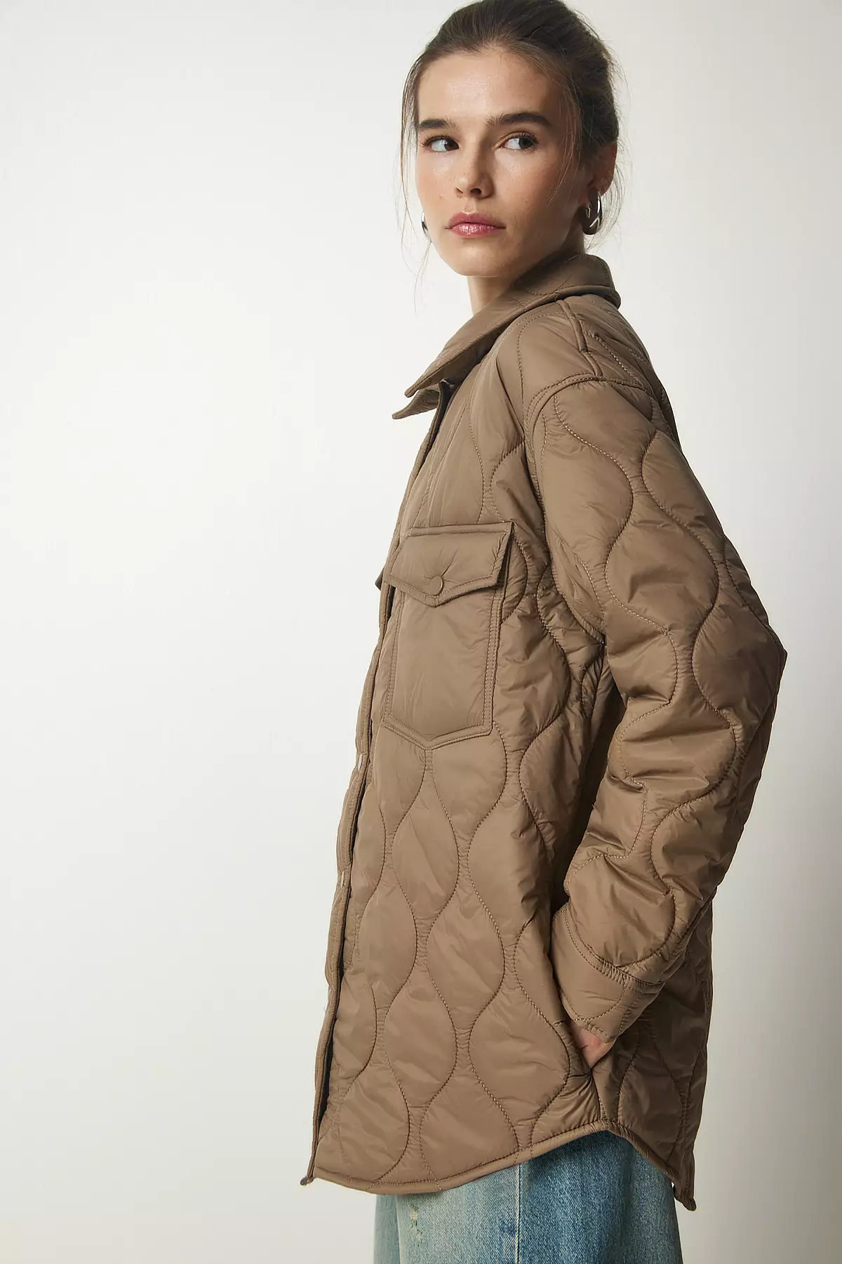 Happiness Istanbul Pockets Quilted Coat