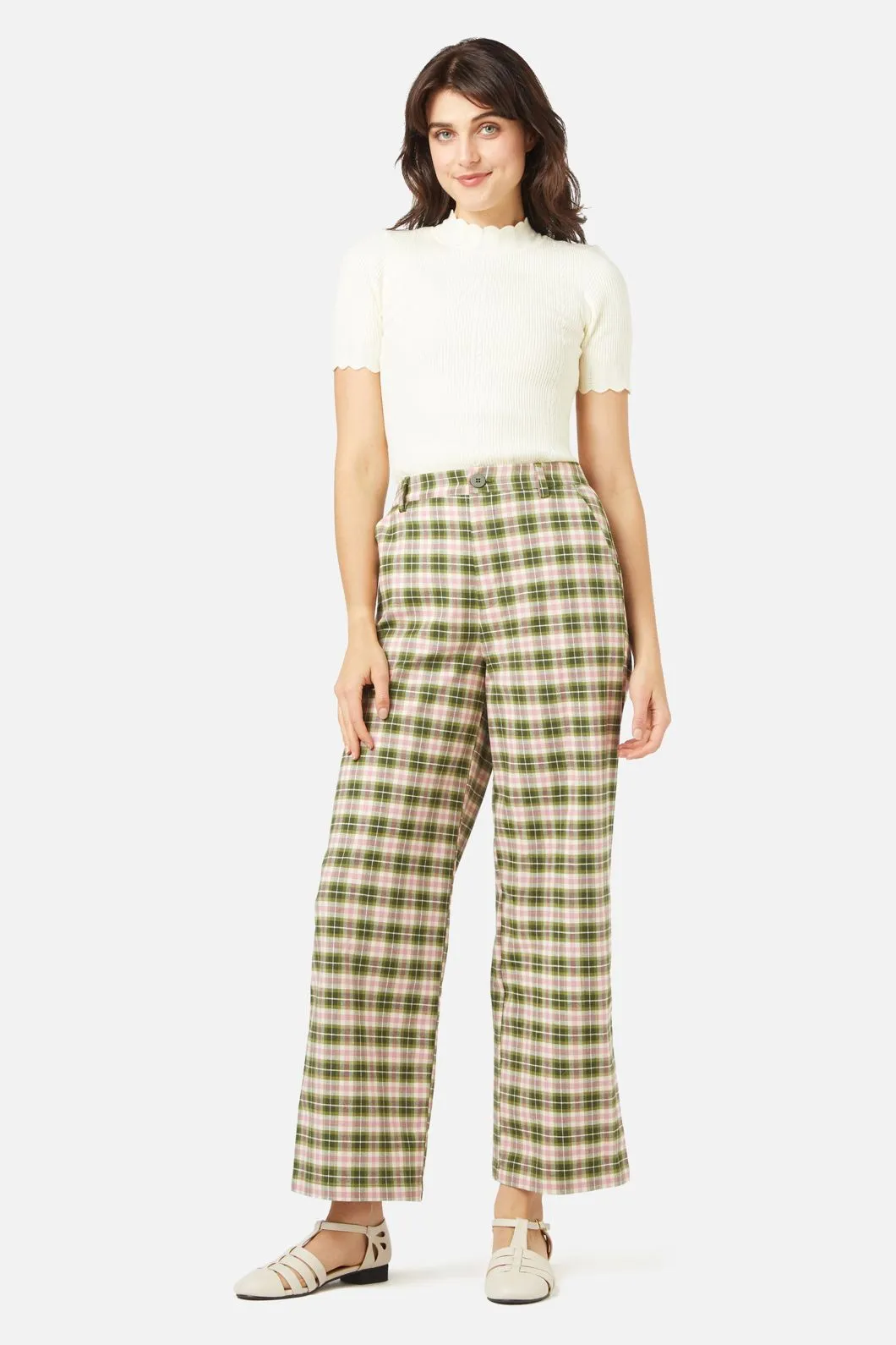 Hazel Check Pant