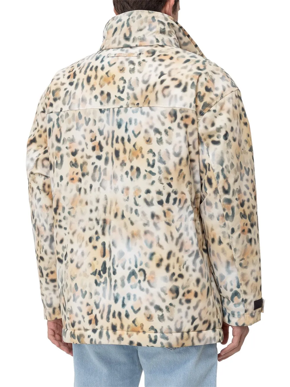 Jacket with Leopard-Skin Print