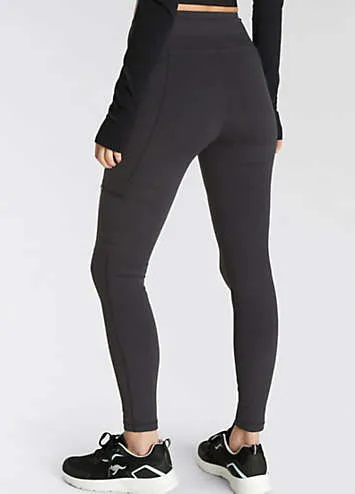 KangaROOS Elasticated Waist Sports Leggings | Grattan