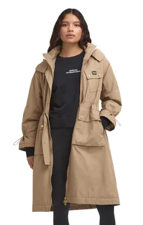 Ladies Barbour International Roberta Showerproof Trench Coat