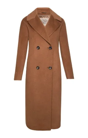 Ladies Double Breasted Long Coat