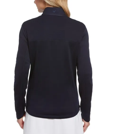 LADIES OTTOMAN FLEECE PULLOVER