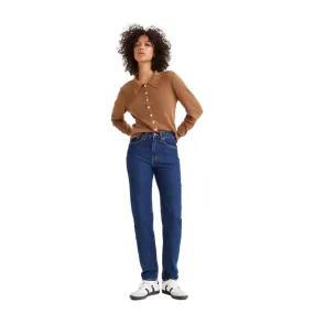 LEVI'S  '80 MOM Blue Jeans Running  Donna Blu