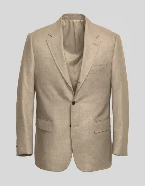 LIGHT TAN SOLID SPORT COAT