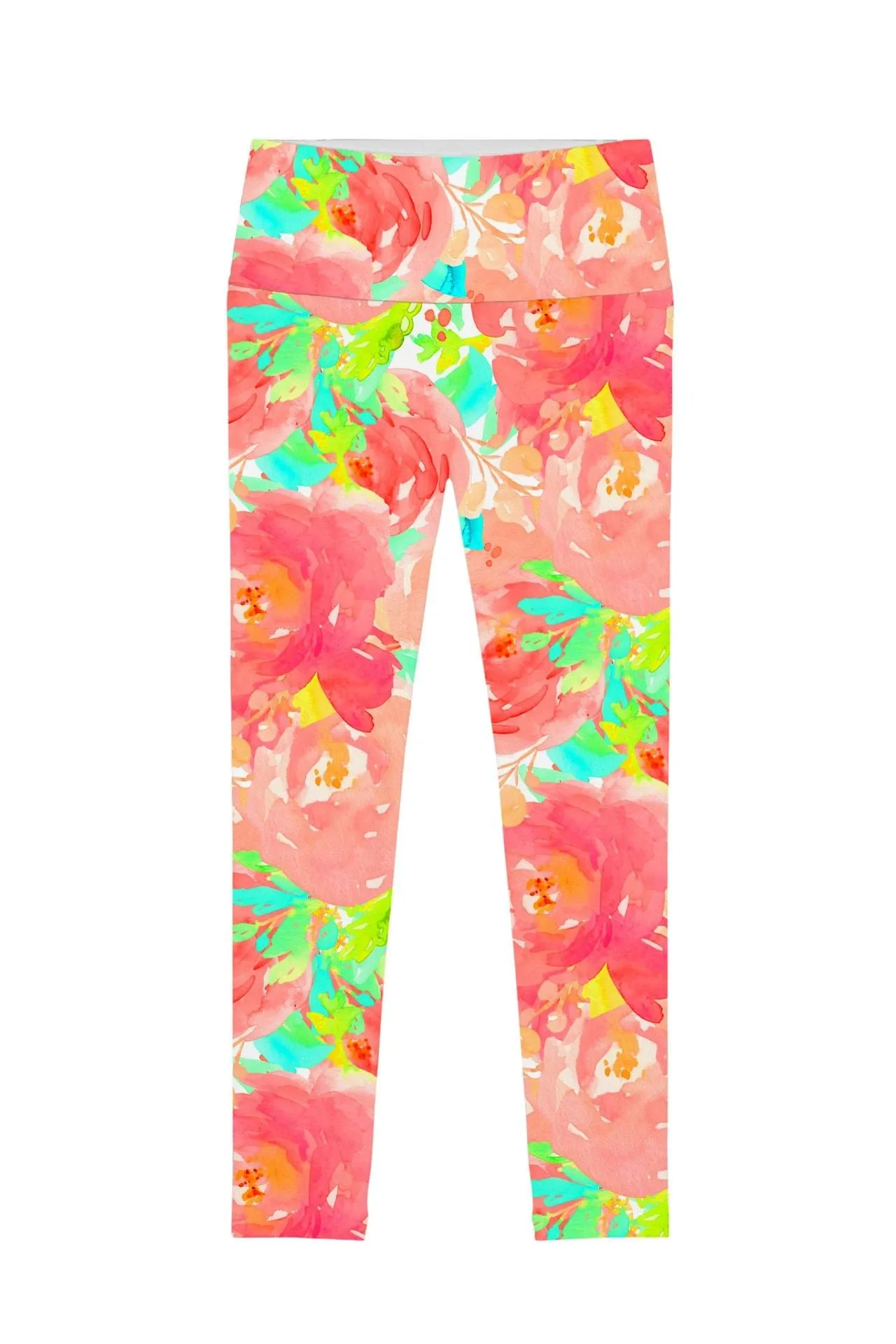 Little Good Idea Lucy Floral Performance Leggings - Women