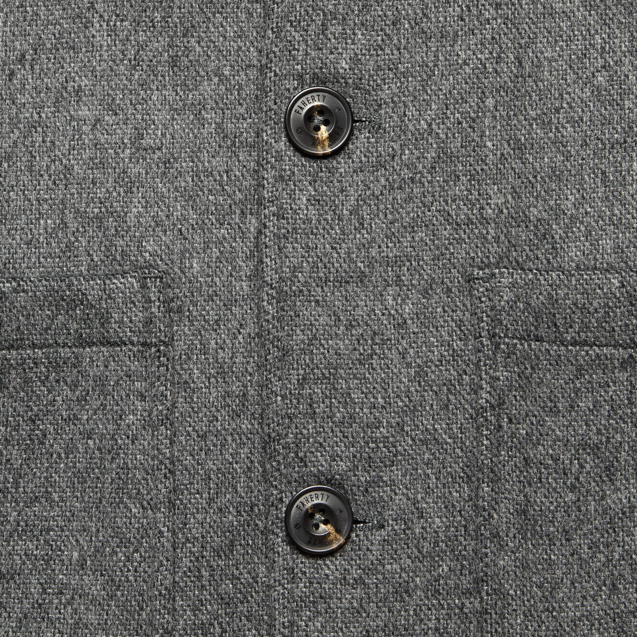 Melton Chore Coat - Charcoal Melange