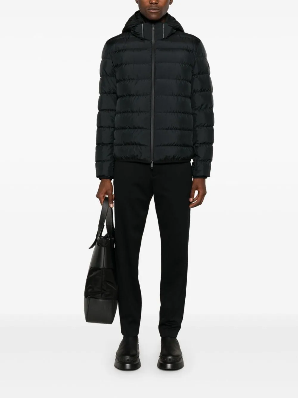 MONCLER Elegant Black Winter Jacket