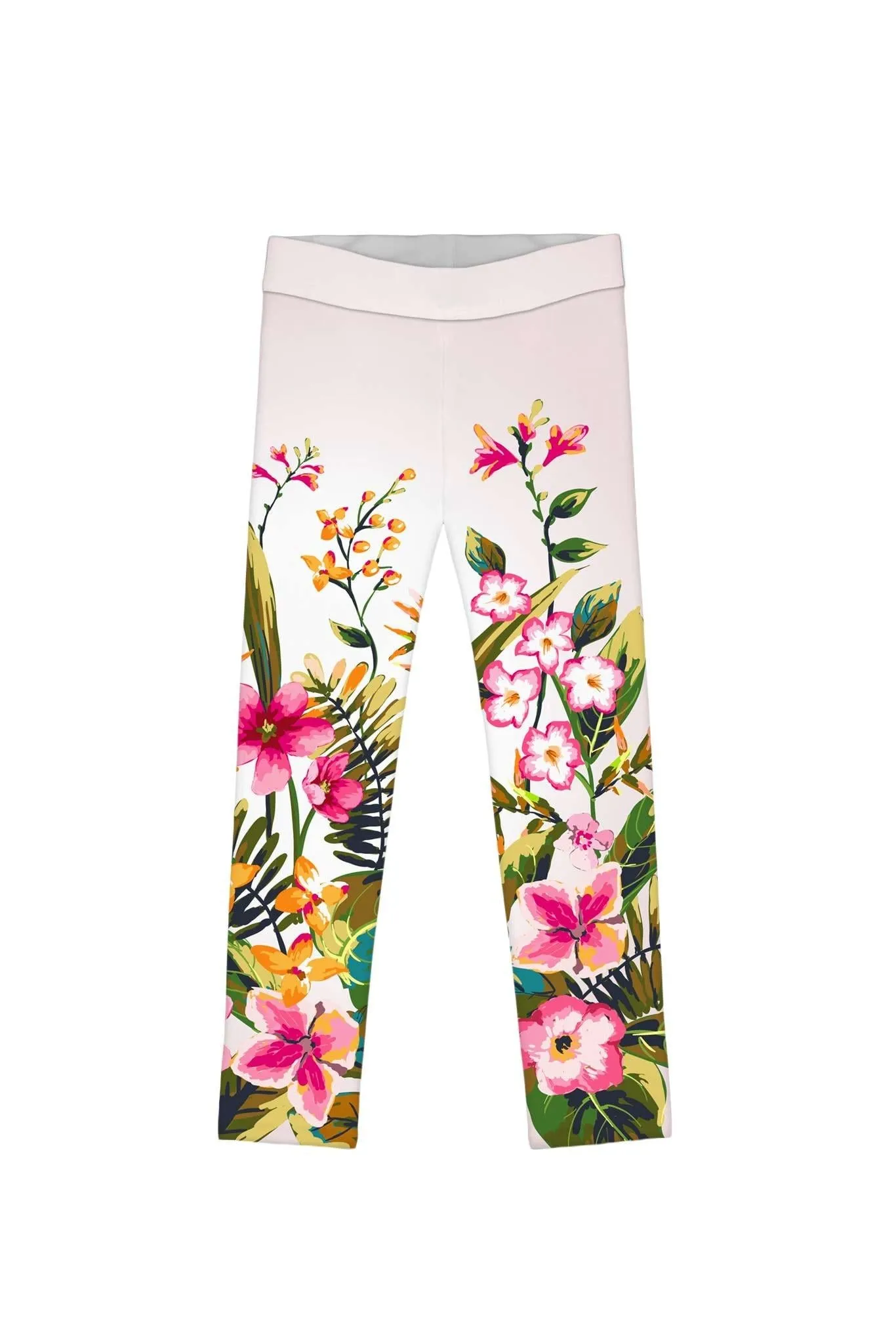 Mountain Garden Lucy Cute Floral Printed Leggings - Girls