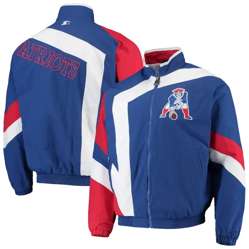 New England Patriots Throwback Jacket - William Jacket