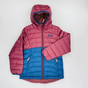 Patagonia Girls' Reversible Down Sweater Hoody - Second Hand Down jacket - Kid's - Red - M | Hardloop