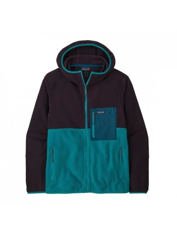 Patagonia Men's Microdini Fleece Hoody: Belay Blue