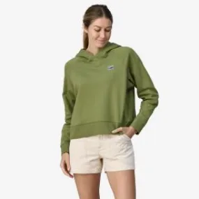 Patagonia Regenerative Organic Cotton Essential Womens Hoody - Buckhorn Green