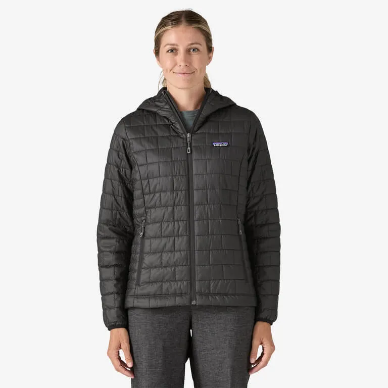 Patagonia Women&apos;s Nano Puff Insulated Hoody in Black