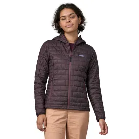 Patagonia Women's Nano Puff Hoody, Obsidian Plum / L