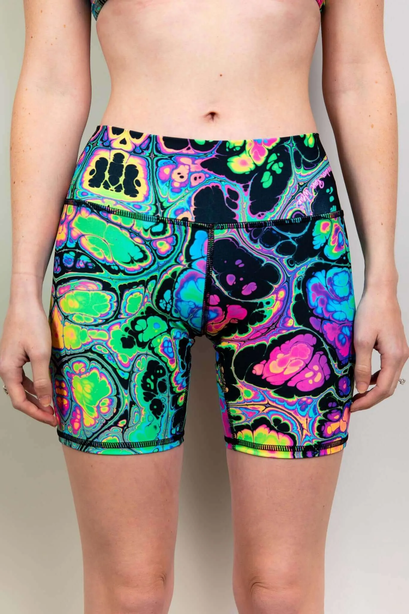 Prismatic Biker Shorts