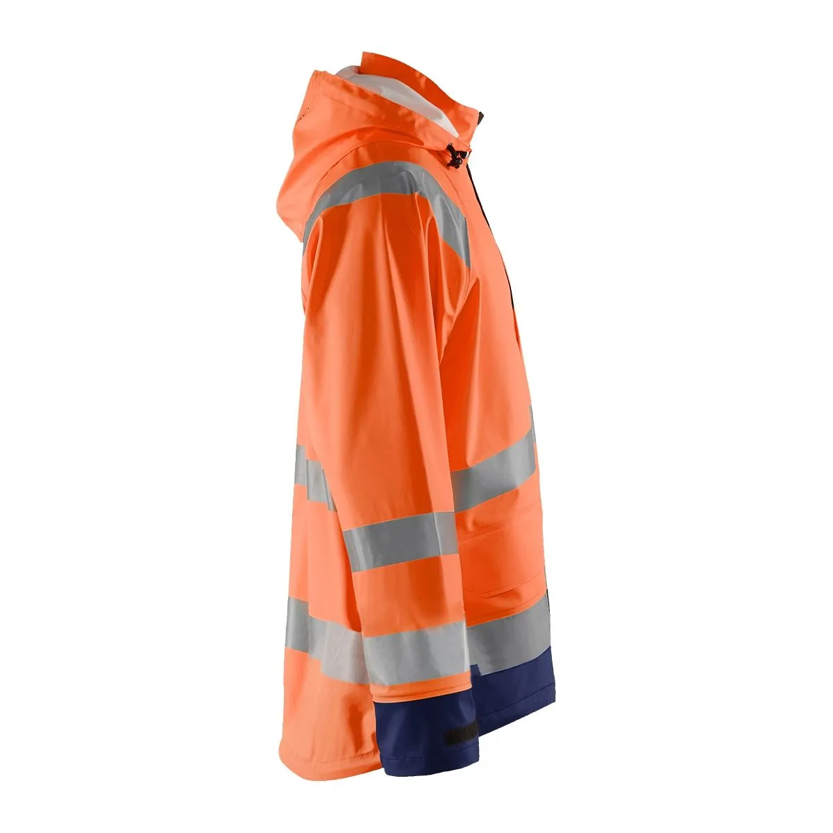 Rain Jacket Level 1 4323 High Vis Rood/Zwart - Blåkläder