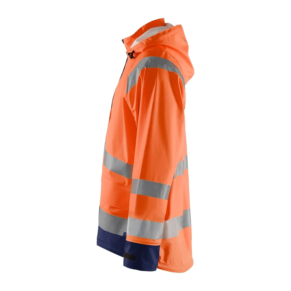 Rain Jacket Level 1 4323 High Vis Rood/Zwart - Blåkläder