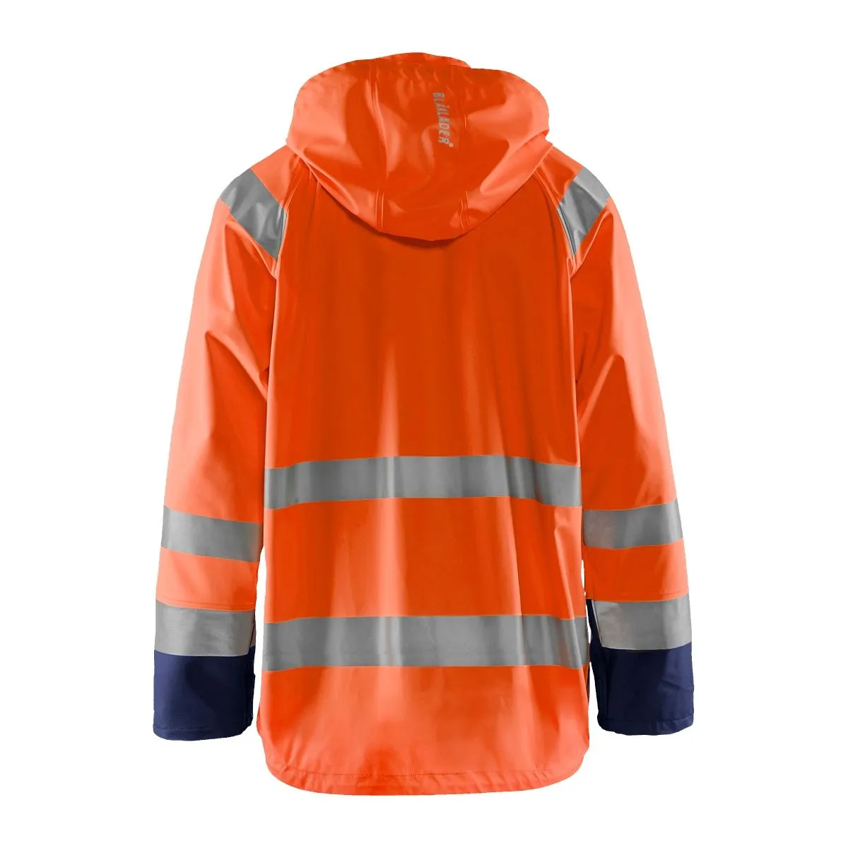 Rain Jacket Level 1 4323 High Vis Rood/Zwart - Blåkläder