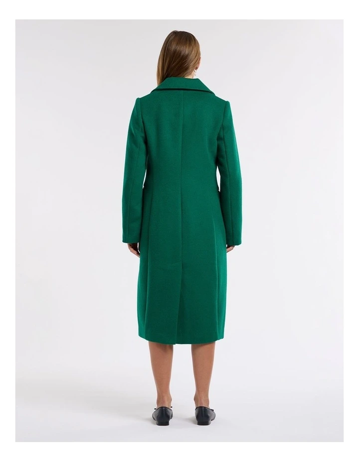 Royal Longline Coat in Green